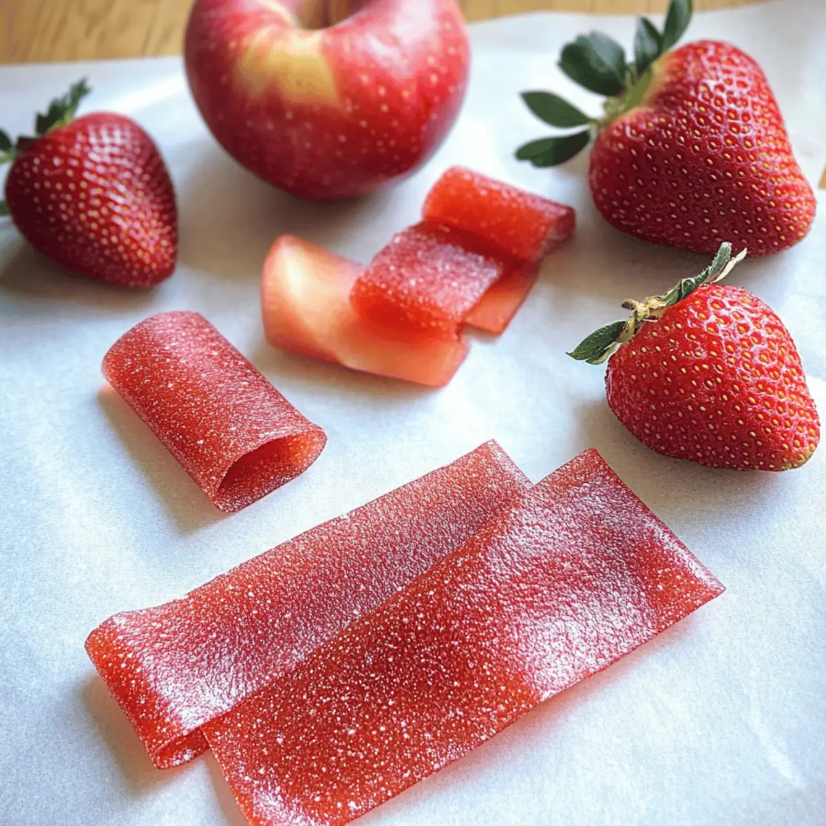 Sweet Strawberry Apple Fruit Leather for Healthy Snacking 14 Strawberry Apple Fruit Leather kufzc8