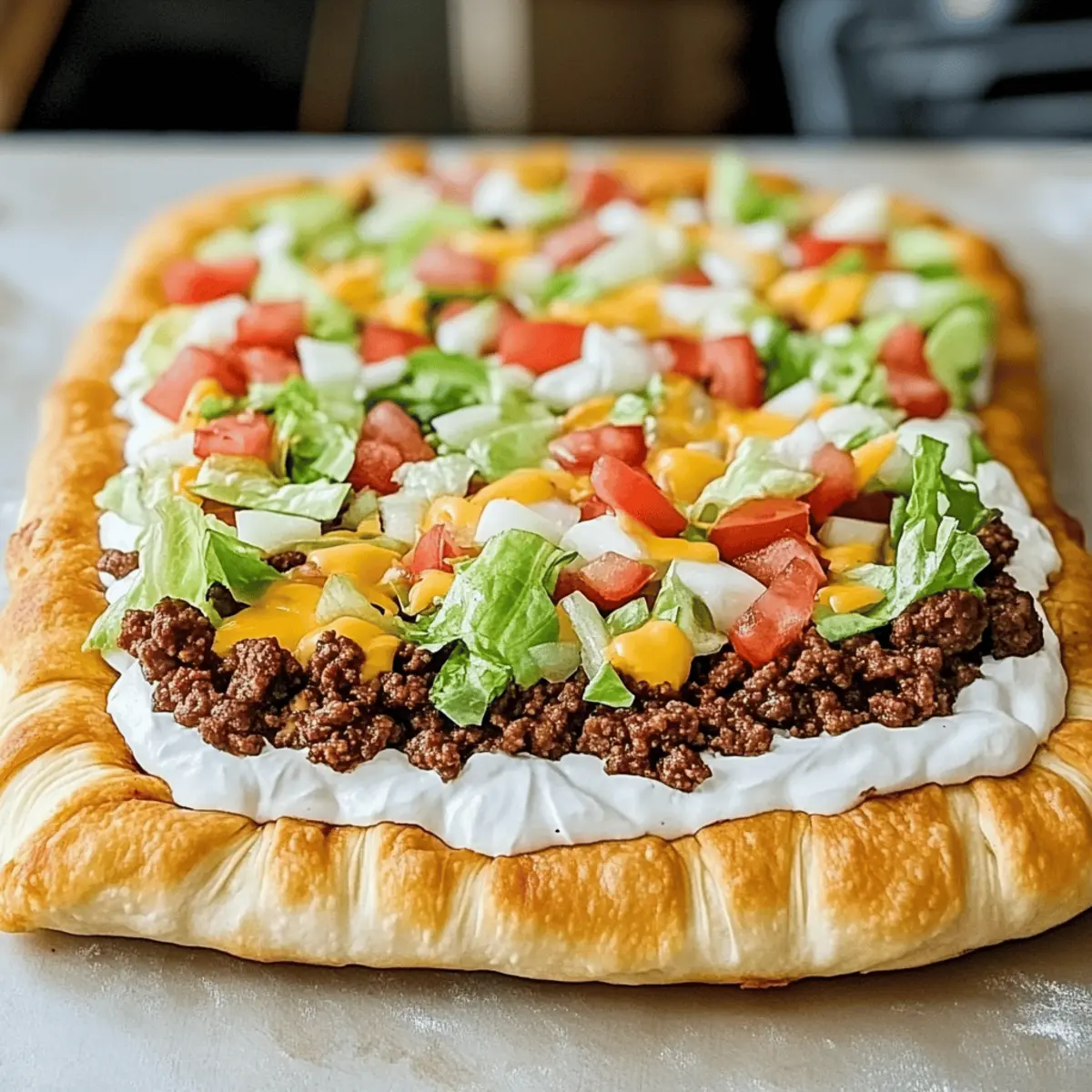 Taco Pizza: Crispy, Cheesy Delight for Your Next Gathering 6 Taco Pizza zsc9rw