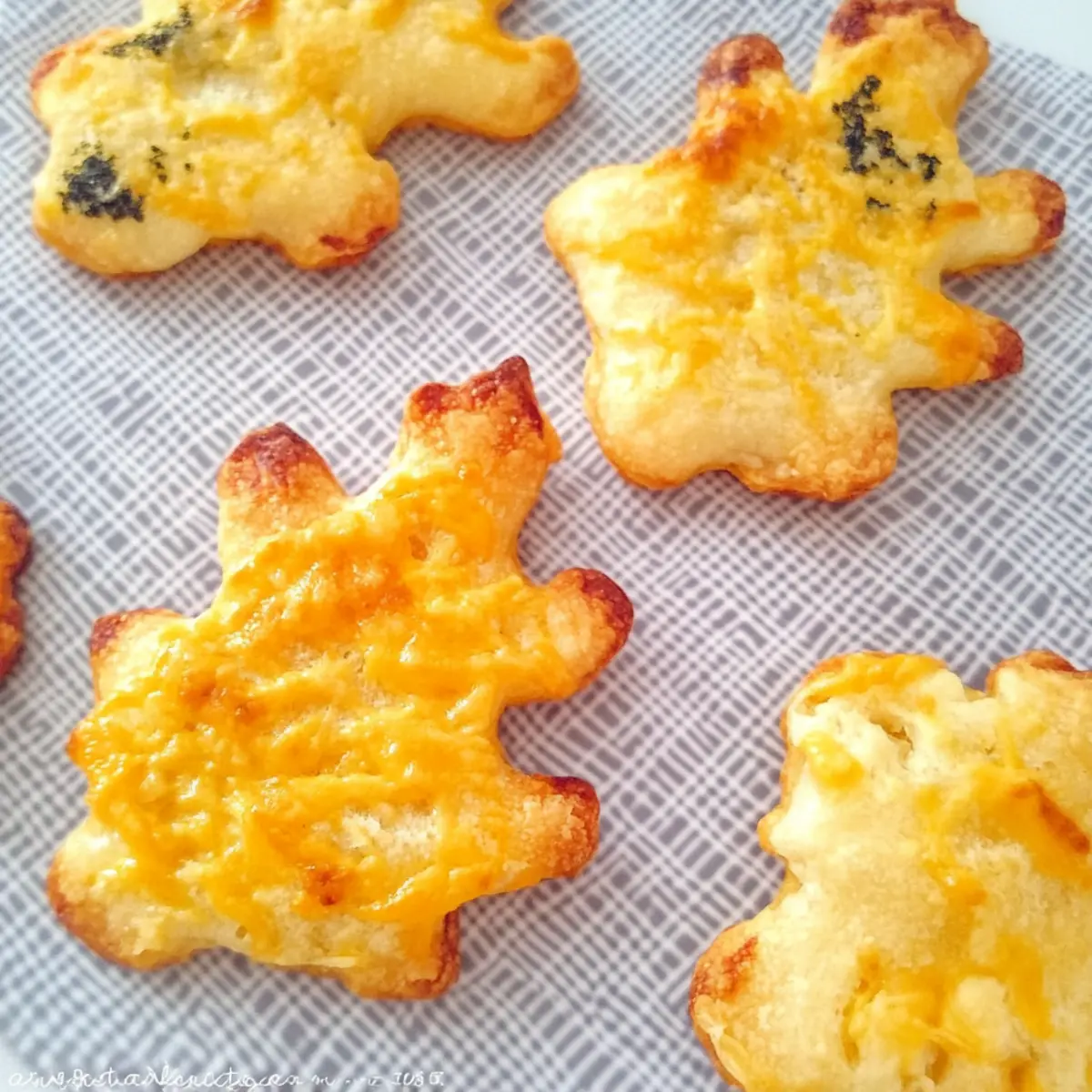 Cheesy Crescent Roll Leaves