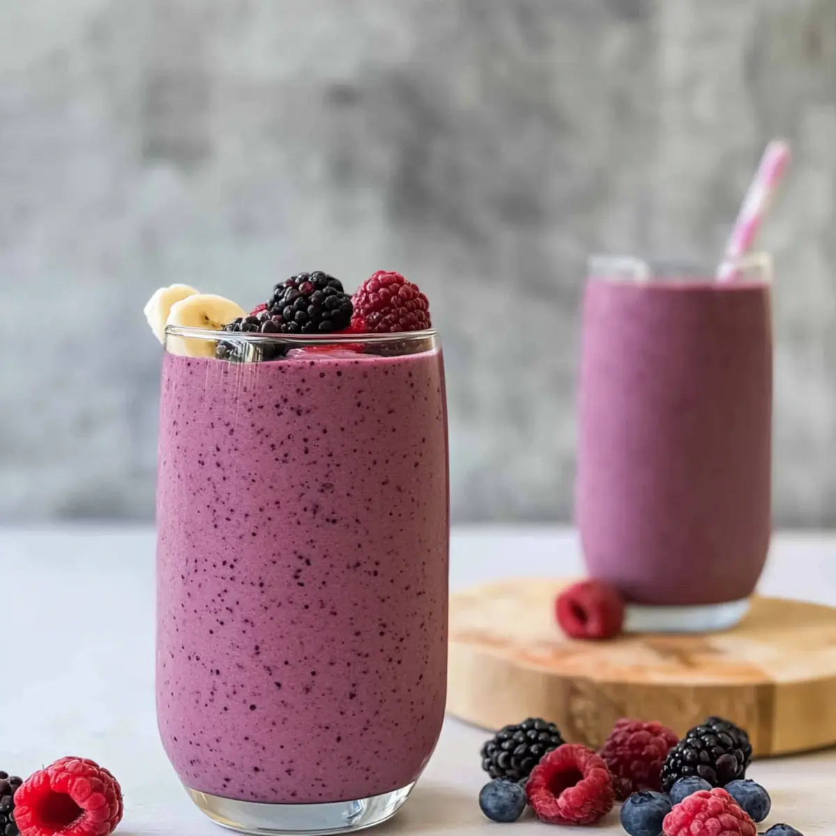Frozen Mixed Berry Smoothie