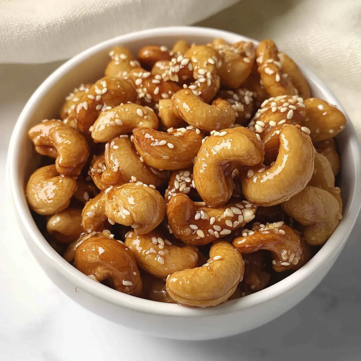 Honey Sesame Cashews