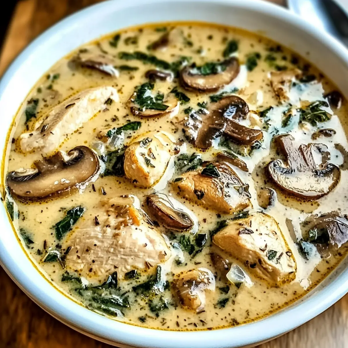 Delicious Rotisserie Chicken Mushroom Soup for Cozy Nights 4 Rotisserie Chicken Mushroom Soup
