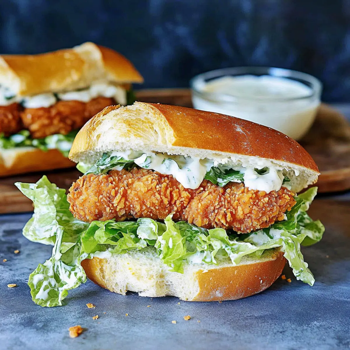Crispy Chicken Caesar Sandwich That’s Better Than Takeout 40 Crispy Chicken Caesar Sandwich