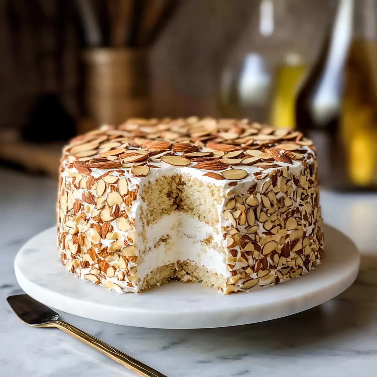 Toasted Almond Cream Cake: A Luxuriously Moist Delight 3 b22f90a6 434c 46c0 9354 b8d10512c736br uua8c4