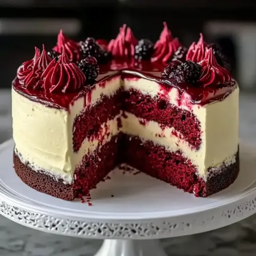 Irresistible Red Velvet Cheesecake Layer Cake to Wow Your Guests 22 Red Velvet Cheesecake Layer Cake