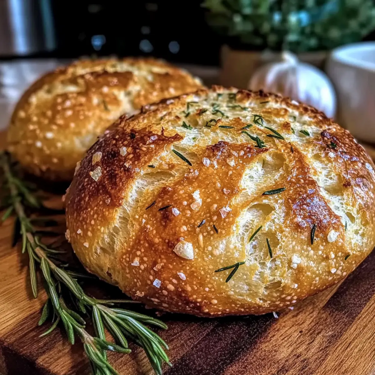 Crispy Homemade Garlic Rosemary Bread for Cozy Nights 8 Homemade Garlic Rosemary Bread
