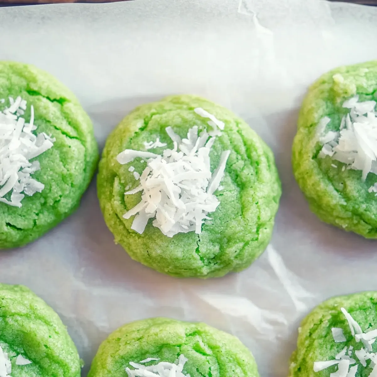 Soft & Chewy Pandan Cookies