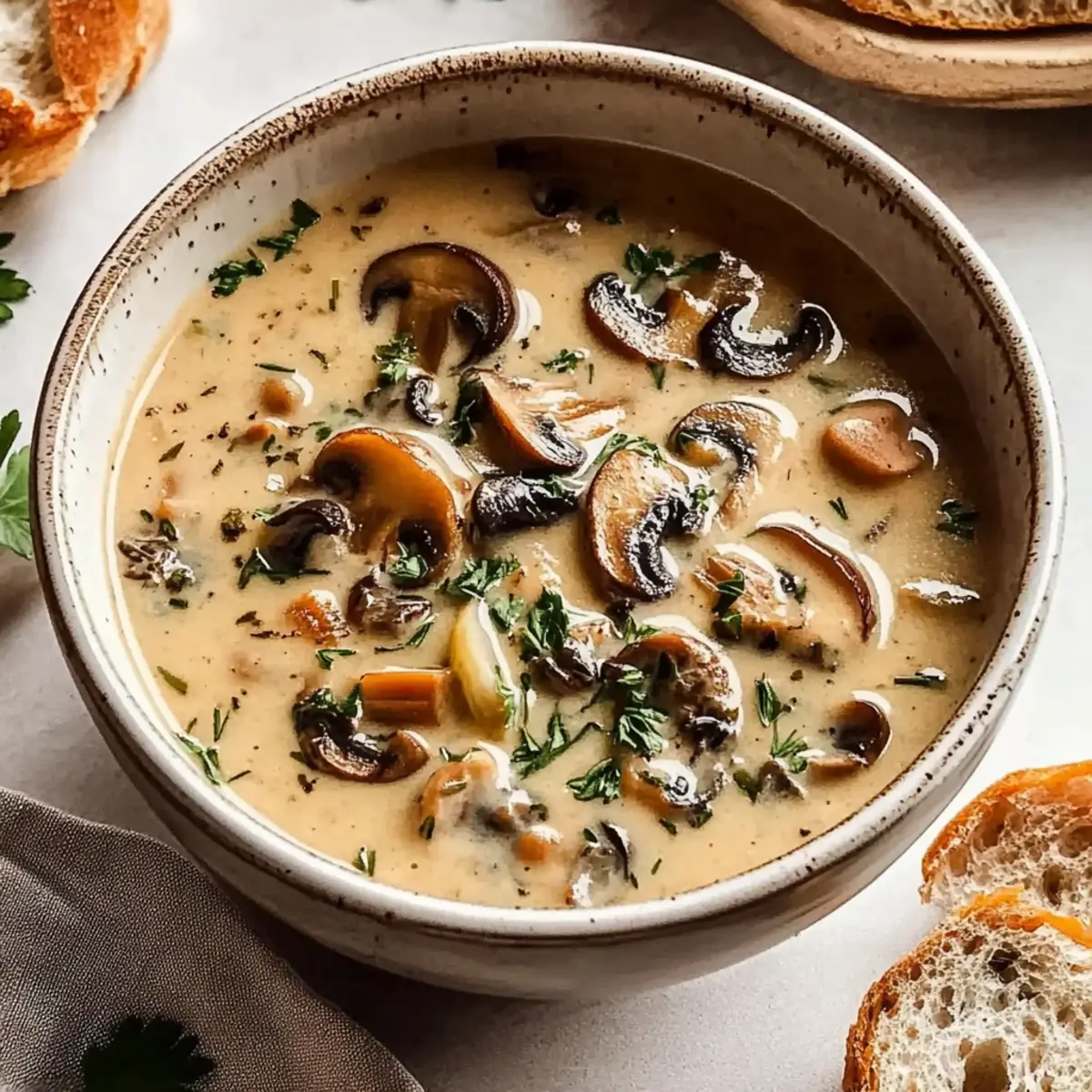 Mushroom Soup No Cream
