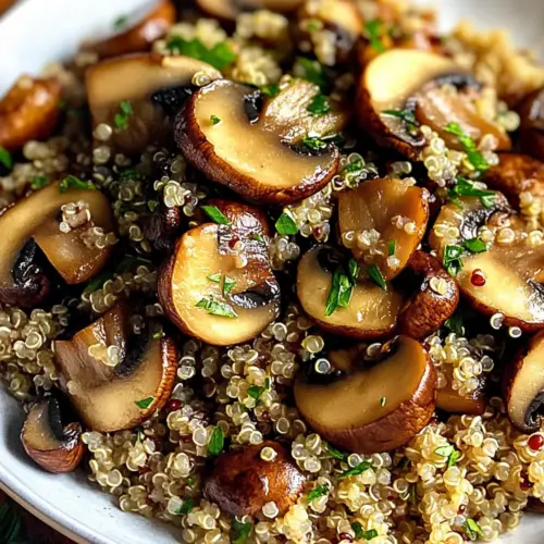 Garlicky Mushroom Quinoa: A Cozy, Flavor-Packed Delight 12 Garlicky Mushroom Quinoa