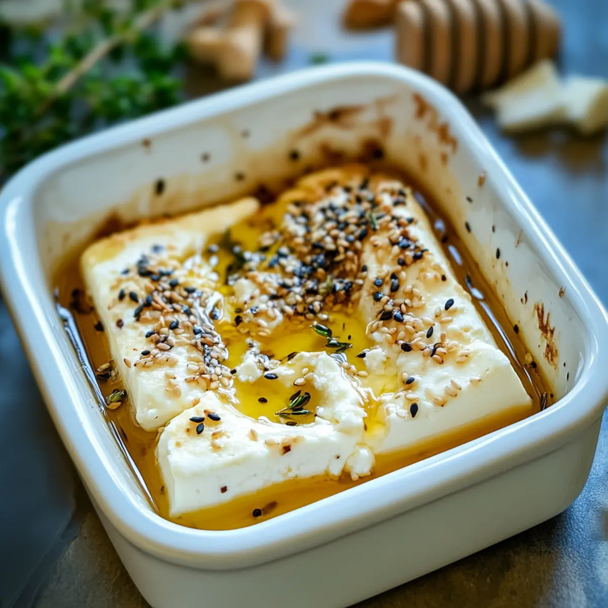 Albanian Baked Feta with Honey