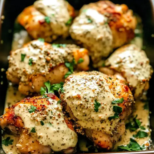 Baked Za'atar Chicken Thighs