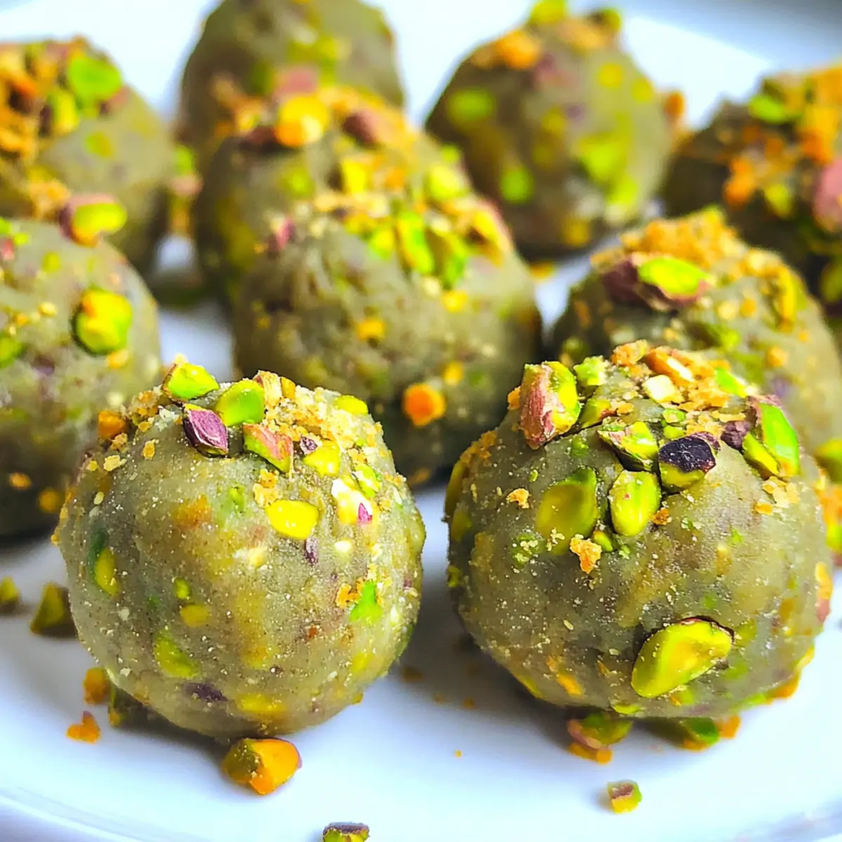 No Bake Pistachio Protein Balls for Guilt-Free Snacking 36 No Bake Pistachio Protein Balls