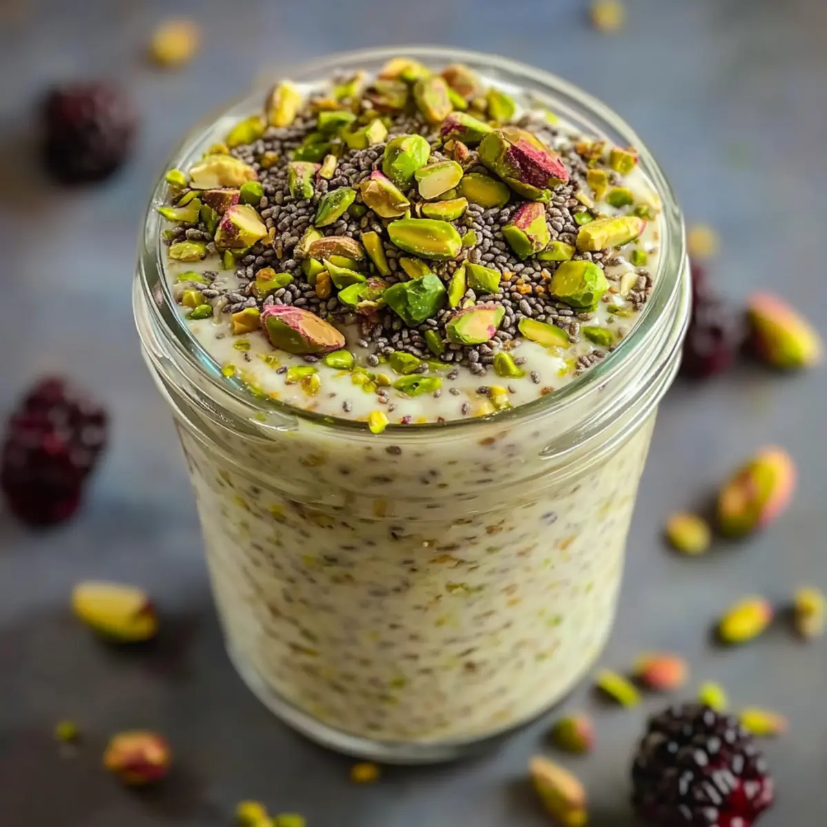 Pistachio Overnight Oats