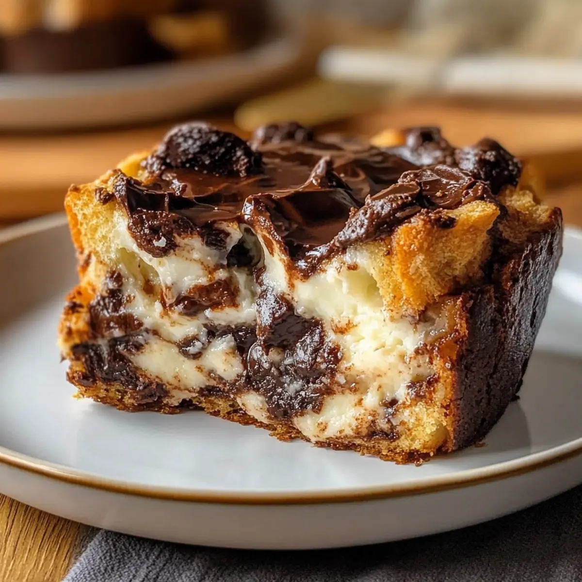 Cream Cheese Bread Pudding