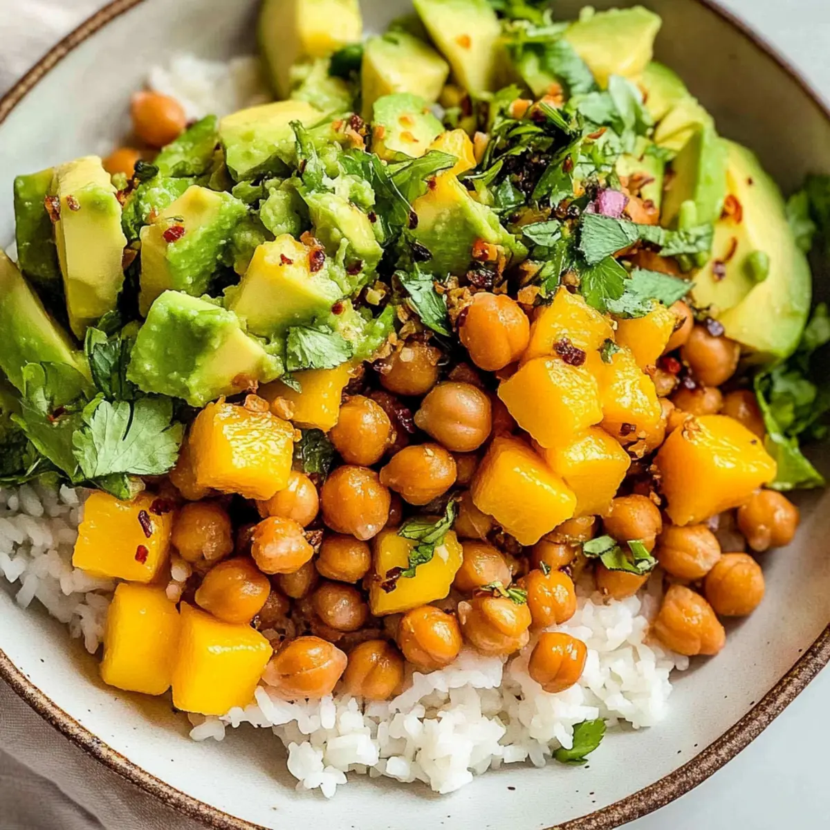 Mango Chickpea Salad