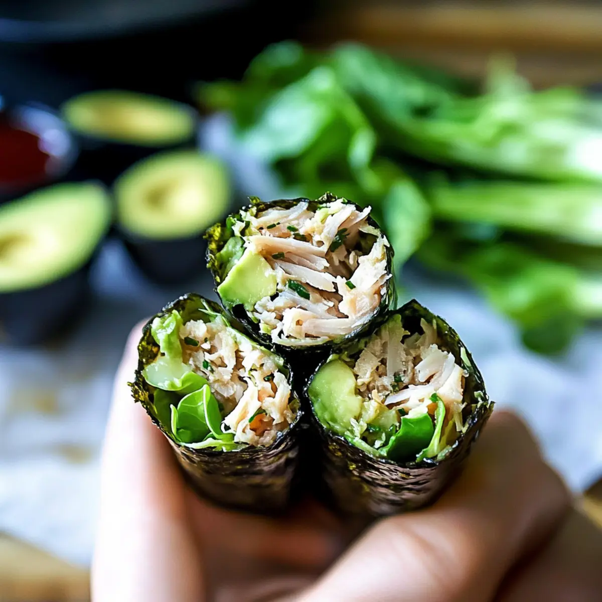 Delicious Nori Wraps with Paleo Tuna Salad for Quick Lunches 16 Nori Wraps with Paleo Tuna Salad