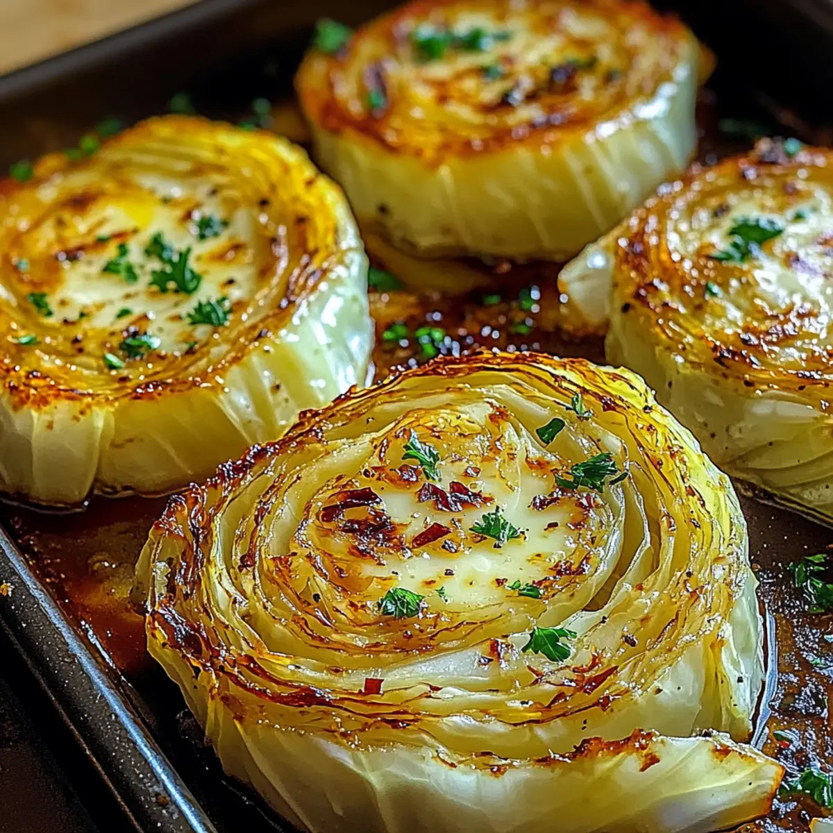 Garlic Butter Roasted Cabbage Steaks Perfect for Every Occasion 4 Garlic Butter Roasted Cabbage Steaks