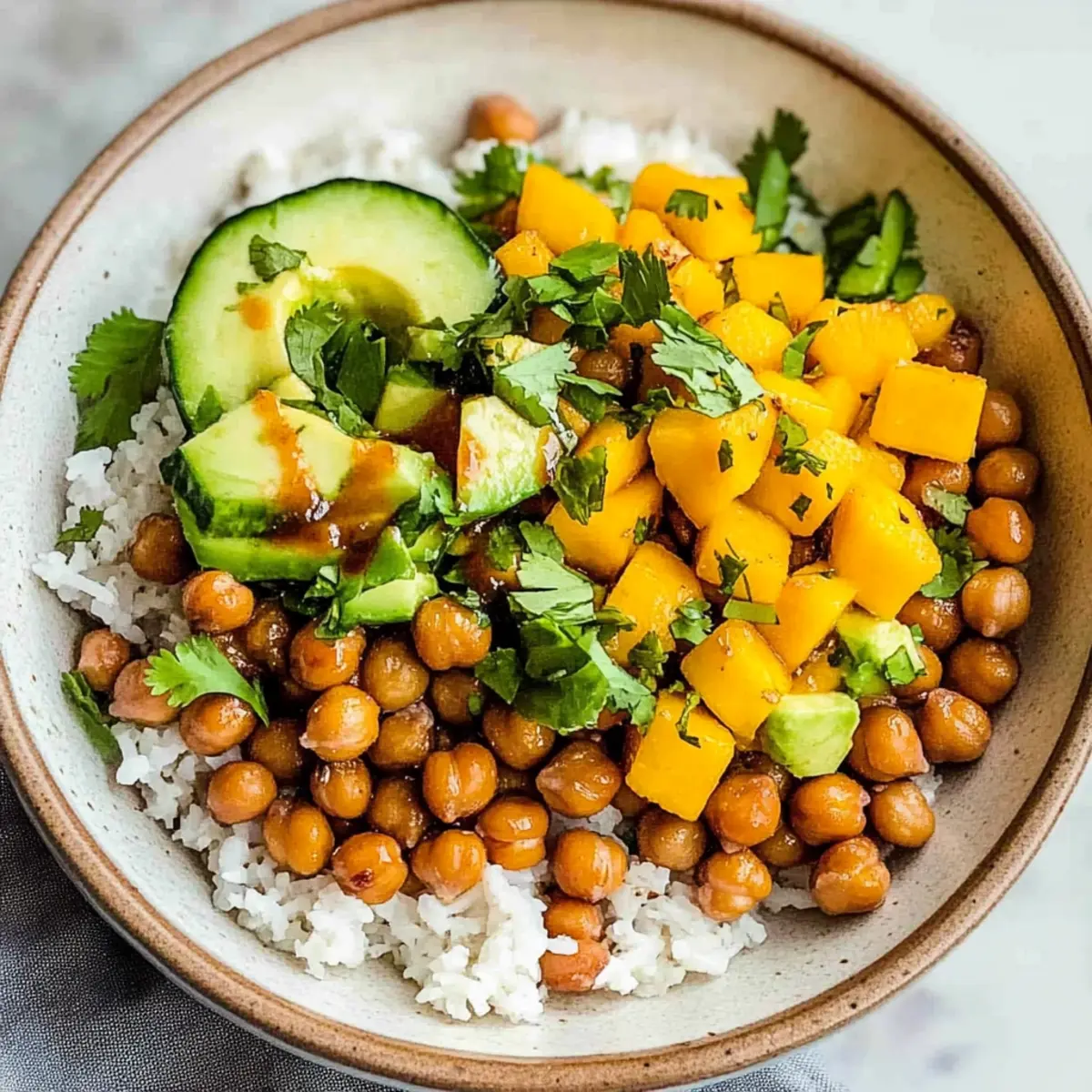 Mango Chickpea Salad