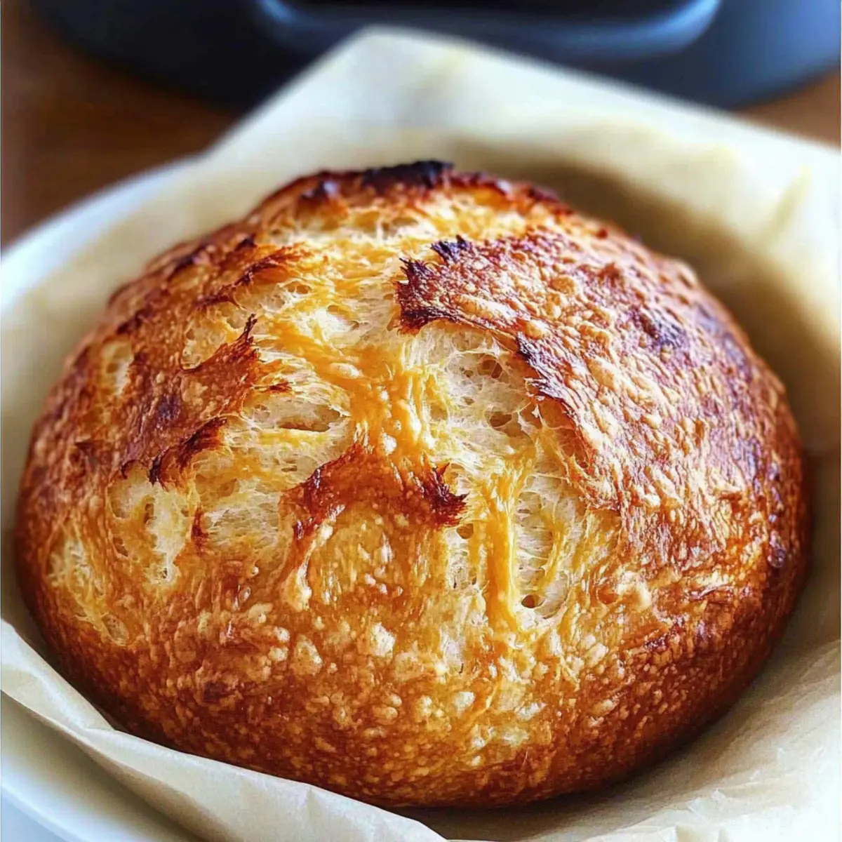 No Knead Cheddar Bread that Tastes Like Bakery Perfection 4 No Knead Cheddar Bread