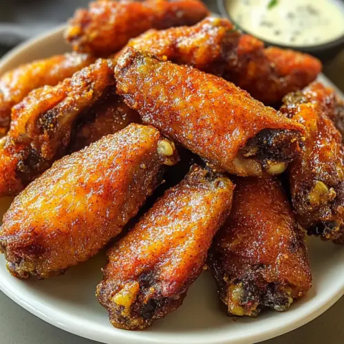 Crispy Dry Rub Chicken Wings