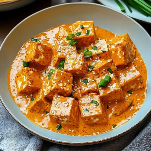 Spicy Tofu with Creamy Coconut Sauce for Quick Vegan Bliss 13 Spicy Tofu with Creamy Coconut Sauce