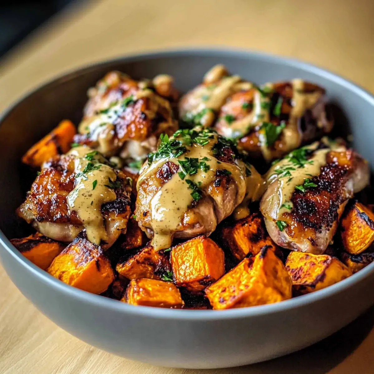 Maple Dijon Chicken & Sweet Potato Bowls for Cozy Nights 4 Maple Dijon Chicken & Sweet Potato Bowls