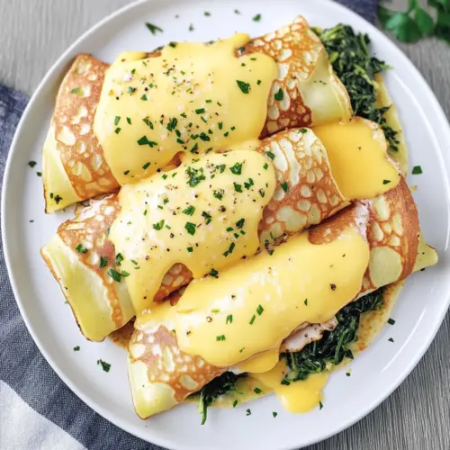 Savory Breakfast Crepes