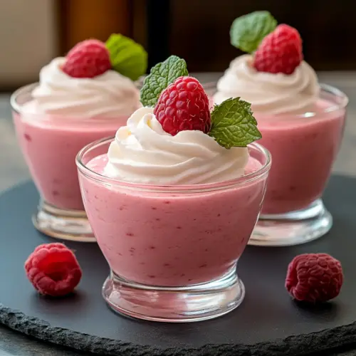 Fresh Raspberry Cloud Mousse