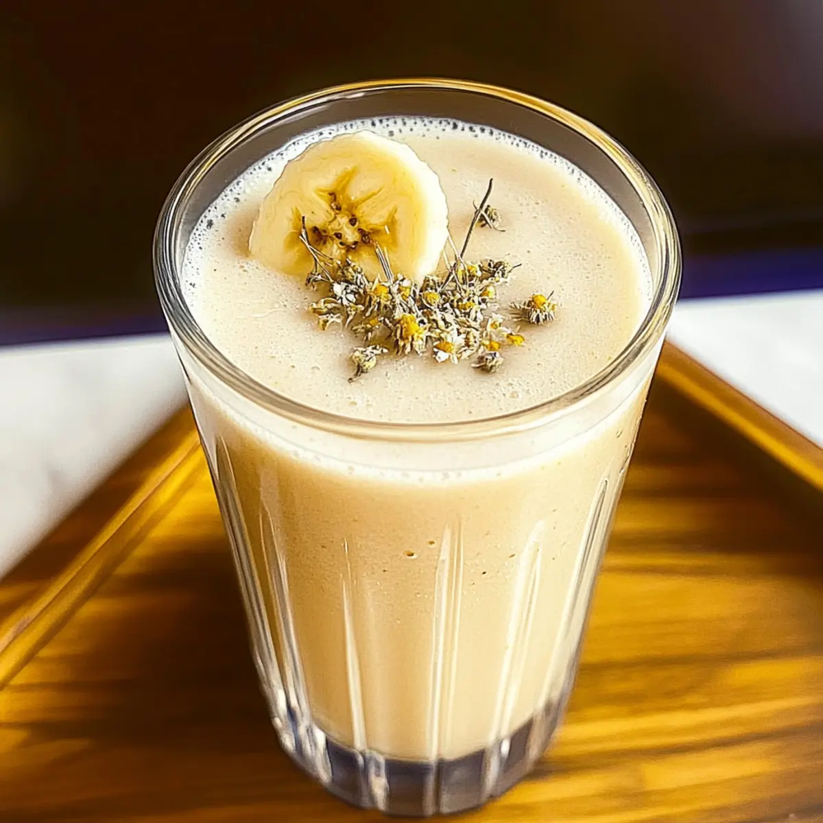 Banana Chamomile Tea Smoothie