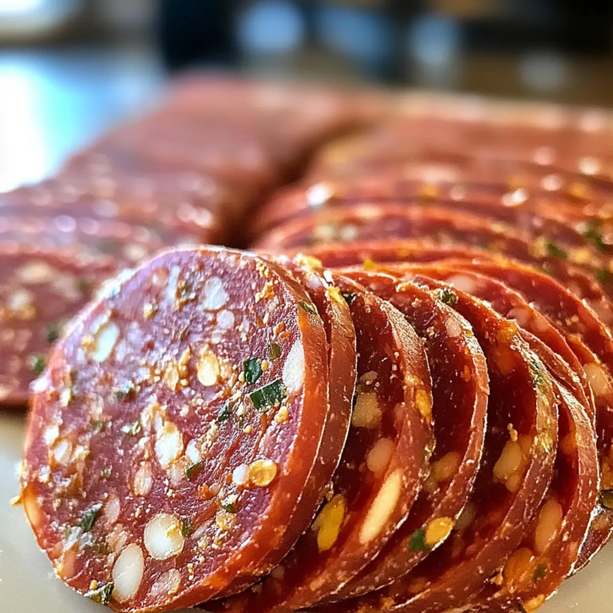 Homemade Vegan Salami