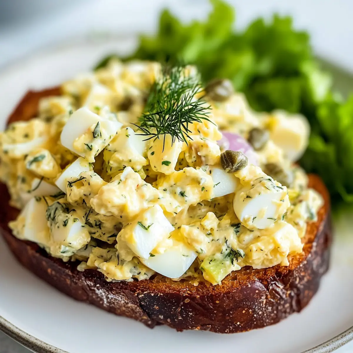 Lemon Caper Egg Salad