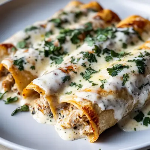 High Protein Chicken Enchiladas