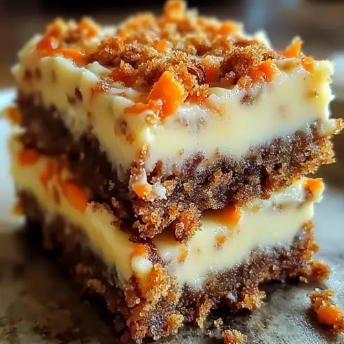 Decadent Carrot Cake Cream Cheese Bars that Brighten Your Day 3 Carrot Cake Cream Cheese Bars