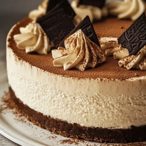 Tiramisu Cold Brew Coffee Cheesecake