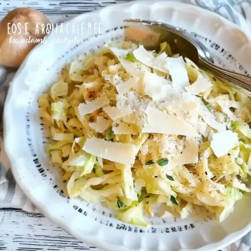 Garlic Butter Cabbage Noodles