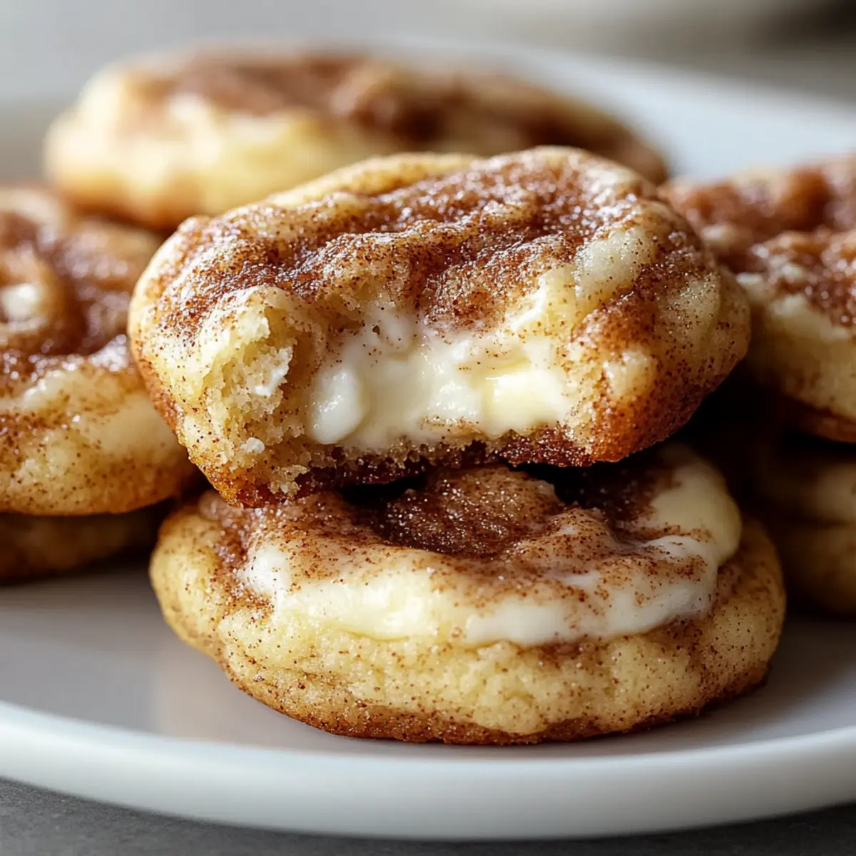 Cinnamon Roll Cheesecake Cookies