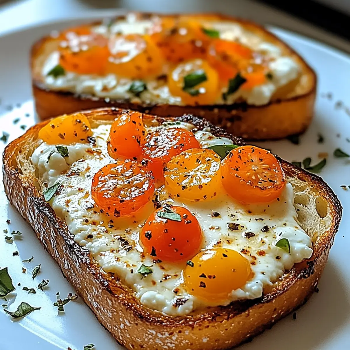 Easy Air Fryer Cottage Cheese Pizza Toast