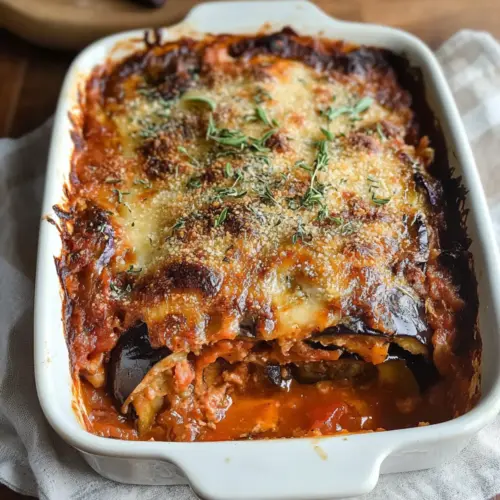 Eggplant Tomato Gratin