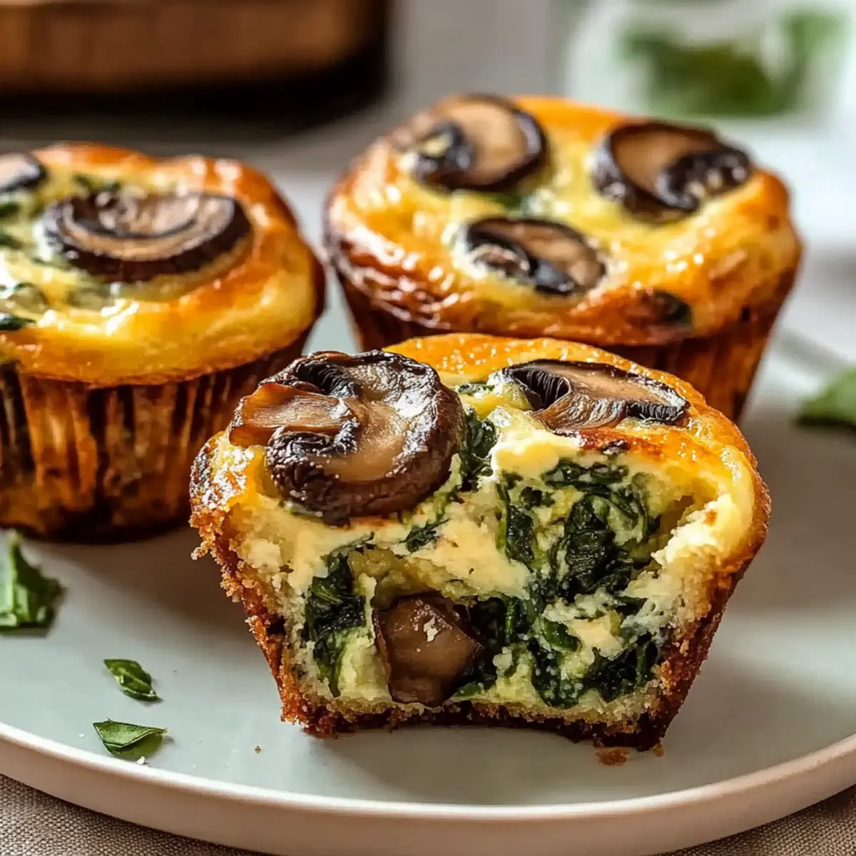 Mouthwatering Spinach and Mushroom Quiche Muffins for Busy Mornings 4 Mouthwatering Spinach and Mushroom Quiche Muffins