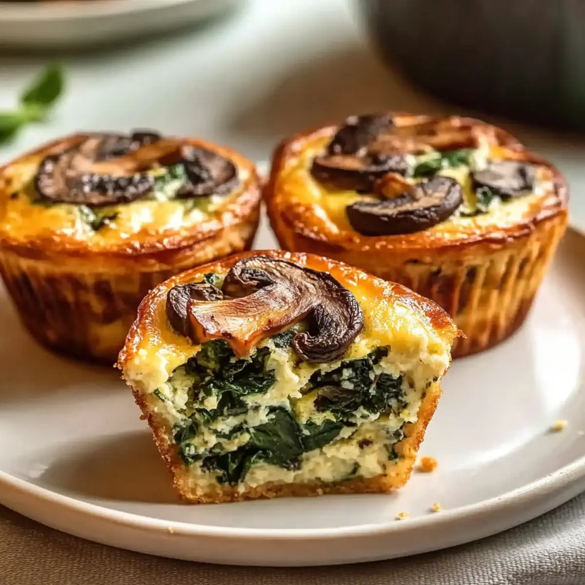 Mouthwatering Spinach and Mushroom Quiche Muffins for Busy Mornings 1 99599ee2 a225 4a35 ad9d 8a9c092920a9tr tqpqep