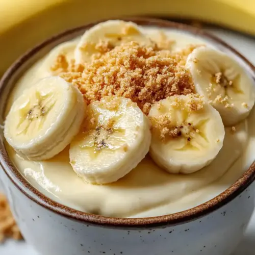 Cottage Cheese Banana Pudding