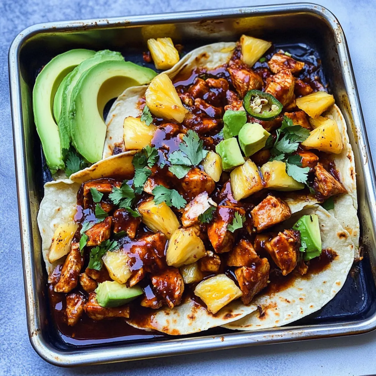One Pan Chicken and Pineapple Tacos for Effortless Flavor 4 One Pan Chicken and Pineapple Tacos