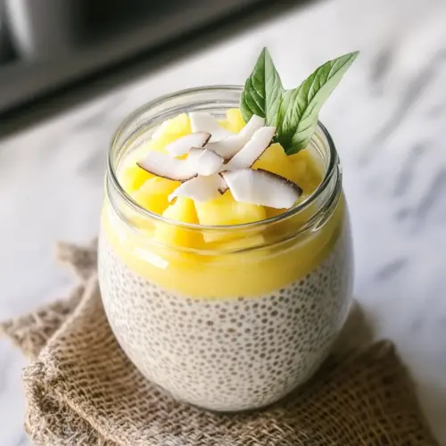 Piña Colada Chia Pudding