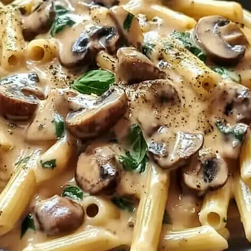 Creamy Tuscan Mushroom Pasta Skillet for Cozy Nights In 9 Creamy Tuscan Mushroom Pasta Skillet