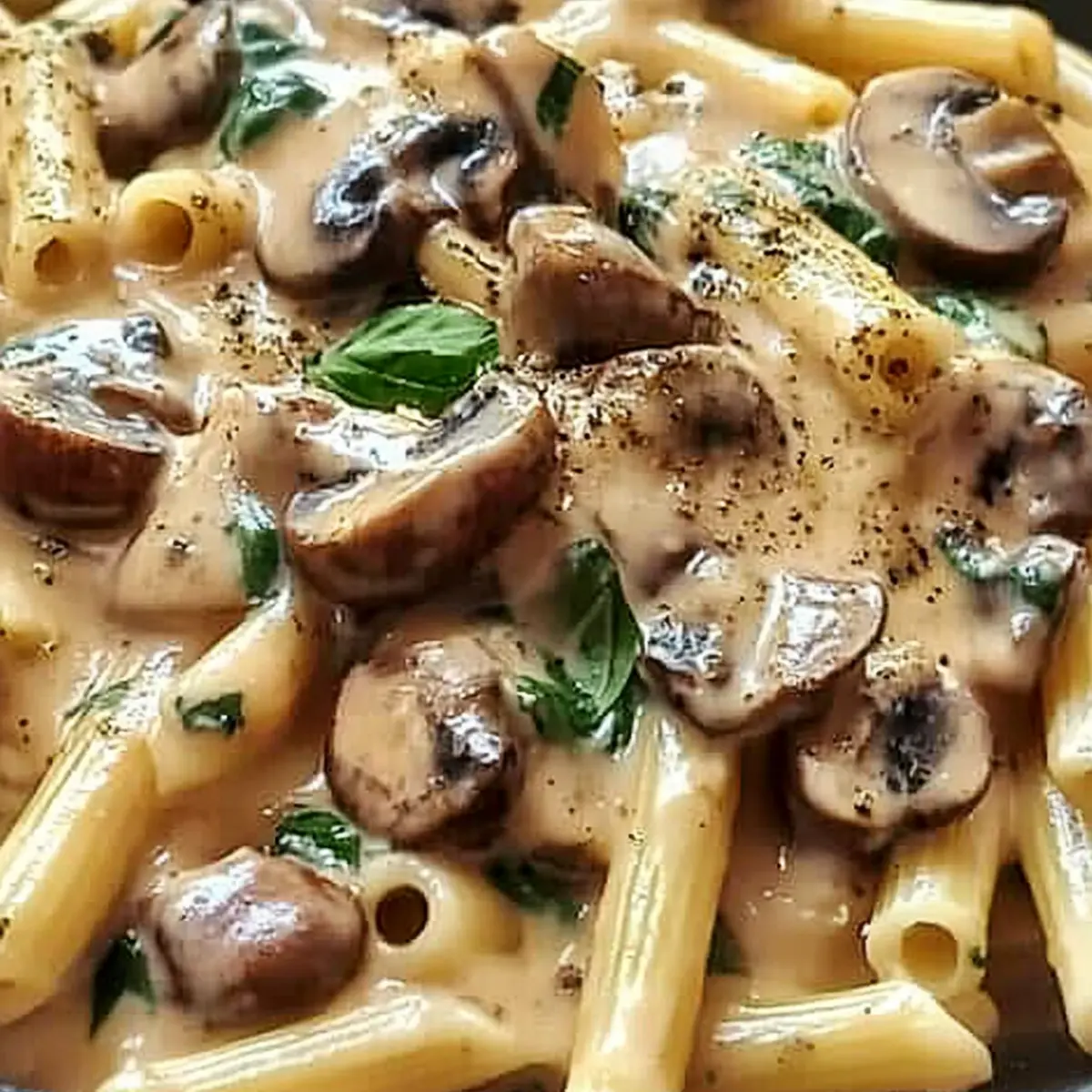 Creamy Tuscan Mushroom Pasta Skillet for Cozy Nights In 4 Creamy Tuscan Mushroom Pasta Skillet