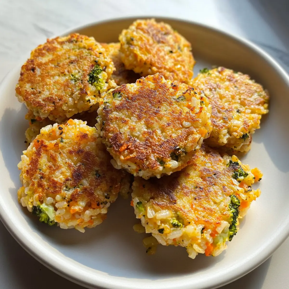 Chicken Veggie Rice Fritters