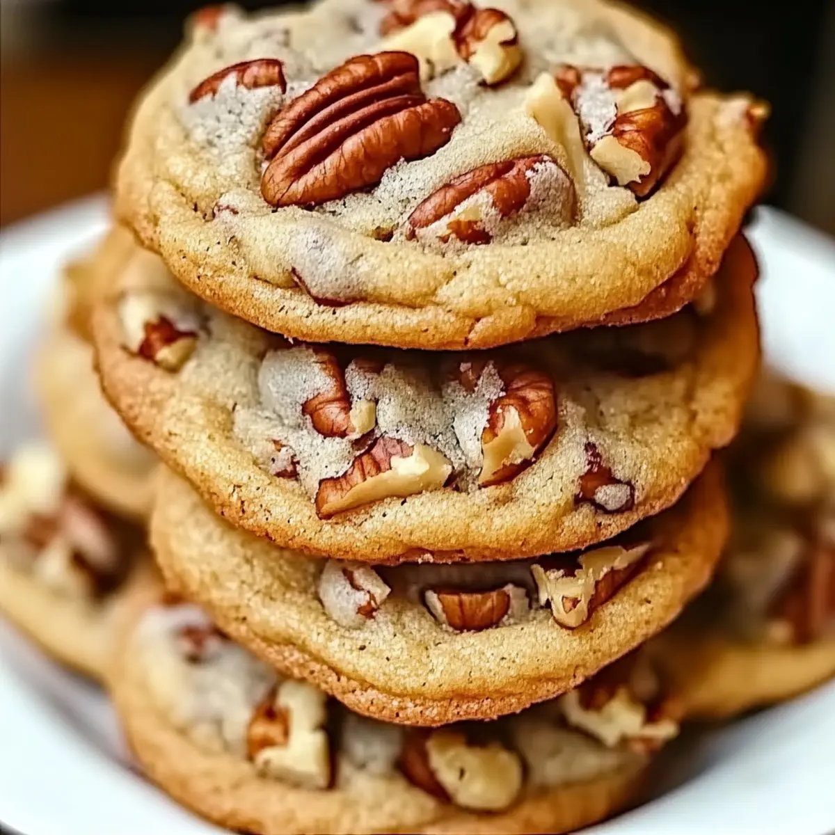 Easy Butter Pecan Cookies