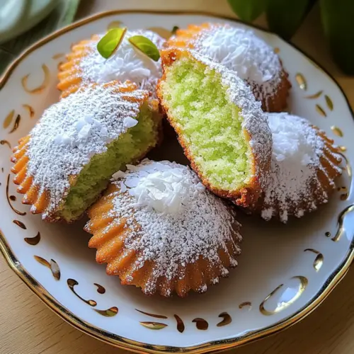 Tropical Pandan Coconut Madeleines: A Taste of Paradise 4 Pandan Coconut Madeleines
