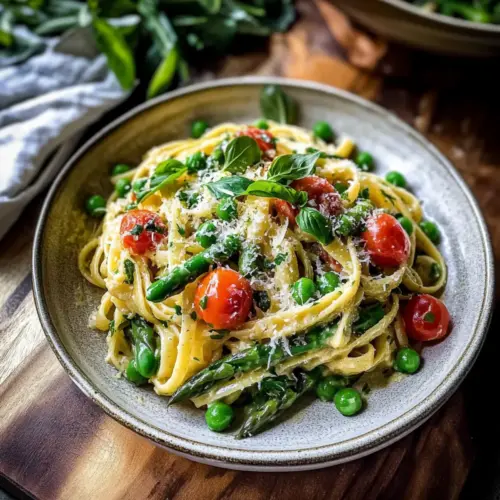 Creamy Spring Pasta Primavera Bursting with Fresh Flavor 11 Spring Pasta Primavera