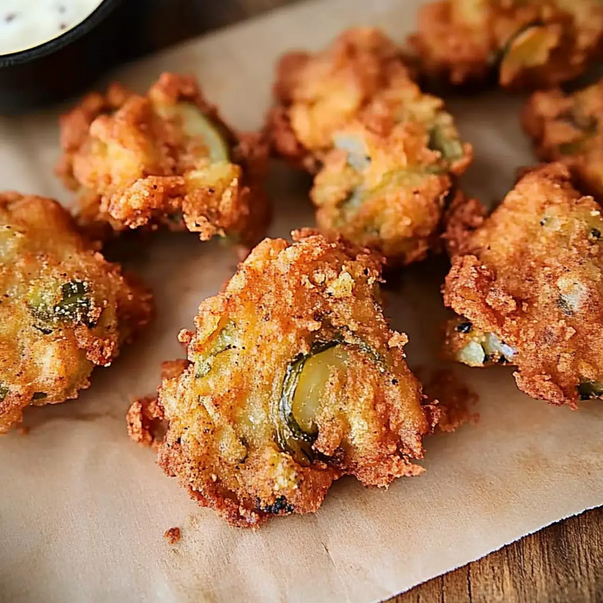 Fried Pickle Fritters